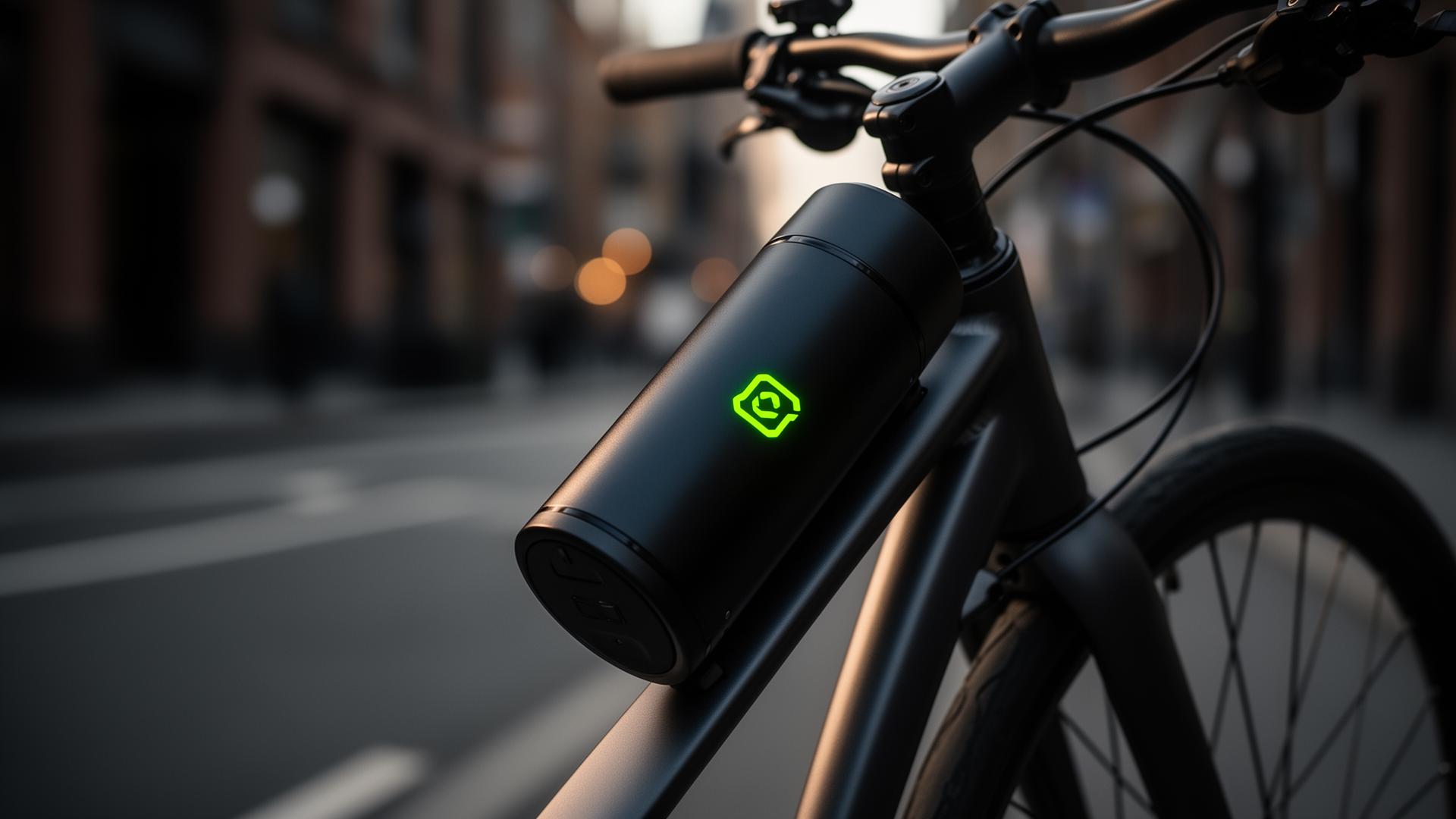 Conversor Kamingo instalado em uma bicicleta urbana